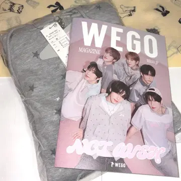 NCT WISH WEGO 콜라보 후드티 M 사이즈 비주얼북