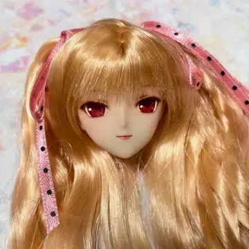 커스텀 인형 보크스 트윈 테일 핑크색 머리