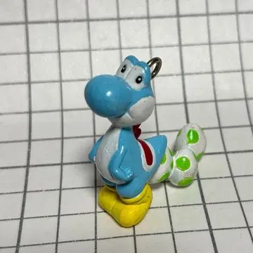 당시물 슈퍼 마리오 요시 아일랜드 피규어 키링 체인 없음