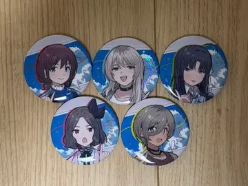 극장판 총집편 걸즈밴드크라이 그래, 미래. 캔뱃지 5종 세트