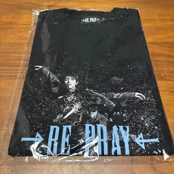 [ 새상품 ] 하뉴 유즈루 RE_PRAY 리플레이 블랙 T셔츠 S 사이즈
