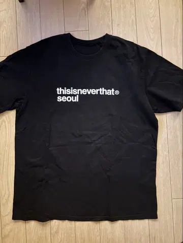 thisisneverthat 블랙 T셔츠