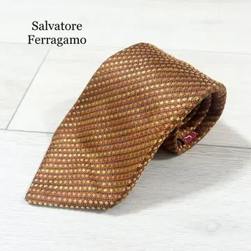 0022 살바토레 페라가모 넥타이 실크 100% 올 패턴