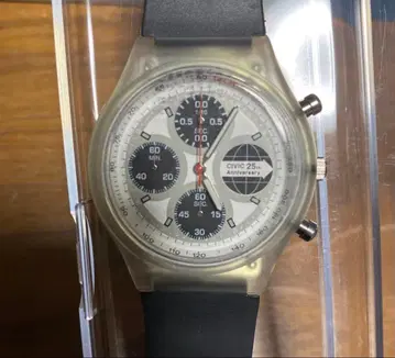 레어 새상품급 CIVIC 25th Anniversary 크로노그래프 시계