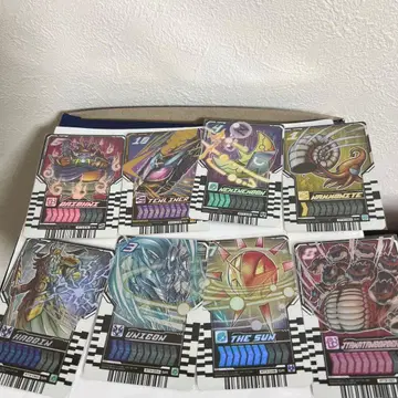 라이드 케미 트레이딩 카드 03 SR 레어 세트