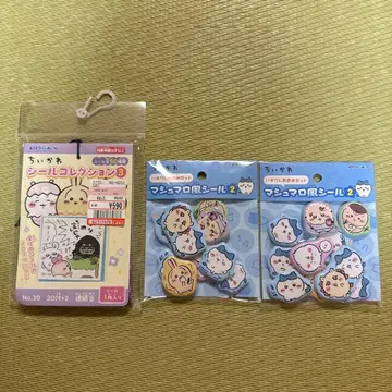 치이카와 (먼작귀) 씰 모음 세트 마쉬멜로우풍 씰 씰 컬렉션 3 새상품