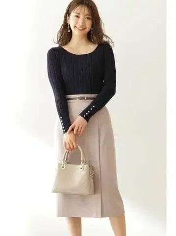 PROPORTION BODY DRESSING 타이트 스커트 그레이지