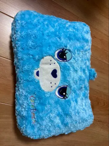헤이세이 레트로 CareBears 쿠션 스카이블루