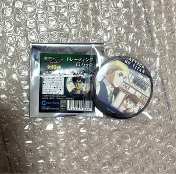 레어 진격의 거인 2018년 새상품급 캔뱃지 유년기 리바이 엘빈