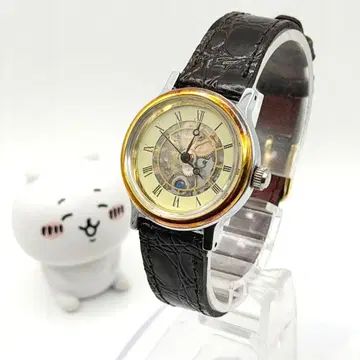 스켈레톤 수동 와인딩 손목시계 빈티지 보이즈
