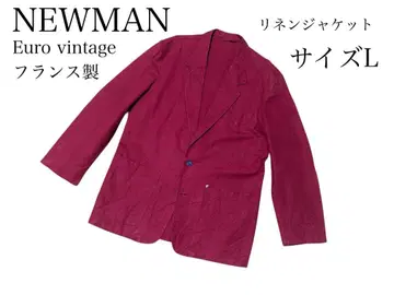 NEWMAN 프랑스제 린넨 테일러드 자켓 유로 빈티지 린넨