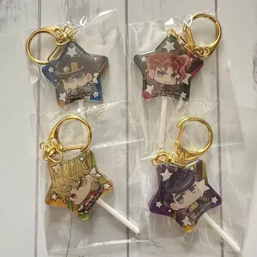 죠죠의 기묘한 모험 죠죠월드 캔디풍 아크릴 키링 3부 4부