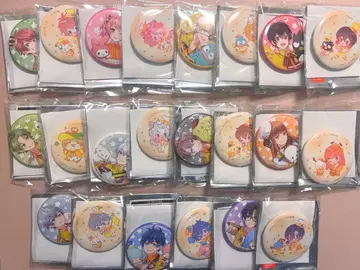 컬러풀 피치 카라피치 캔뱃지 산리오