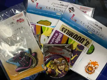 자이로 체펠리 죠죠 제일복권 마츠키요코코카라 캔 거울 J상 L상