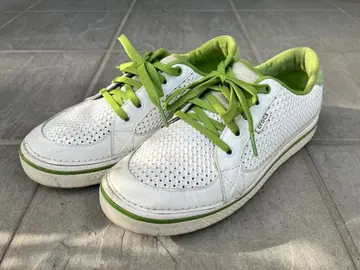 crocs 메쉬 스니커즈 화이트/그린 27.0cm