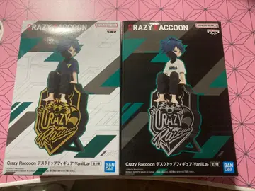 Crazy Raccoon VanilLa 데스크탑 피규어 2종 세트