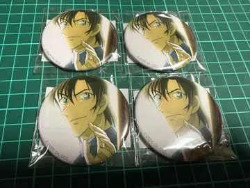 코난 플라자 한정판 하기와라 켄지 캔뱃지 4개 세트