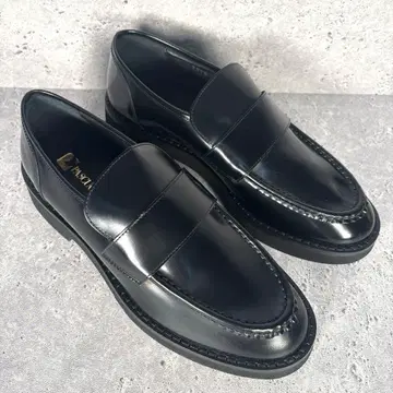 미사용 파스쿠치 PASCUCCI 로퍼 [ 38 ] 24.5cm 블랙