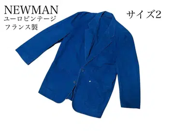 NEWMAN 프랑스제 데님풍 테일러드 자켓 유로 빈티지