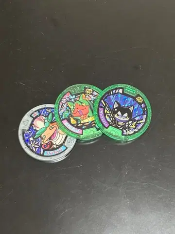 요괴워치 메달 다크냥 수박냥 후쿠류