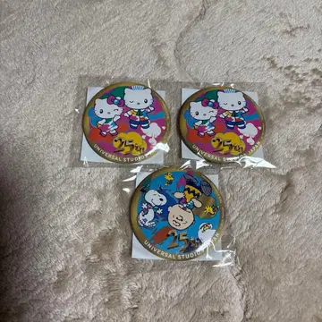 유니버셜 스튜디오 25주년 캔뱃지 3개 세트