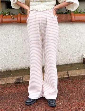 ayakawasaki closet border pants pink