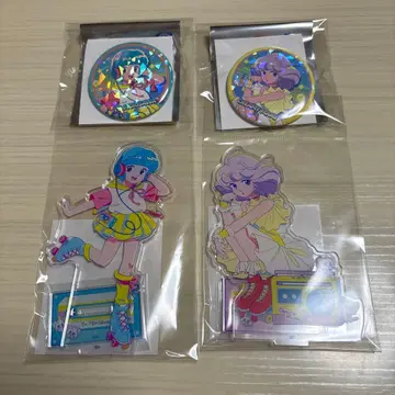 크리미마미 민키모모 마루이 캔뱃지 아크릴 스탠드 4개 세트