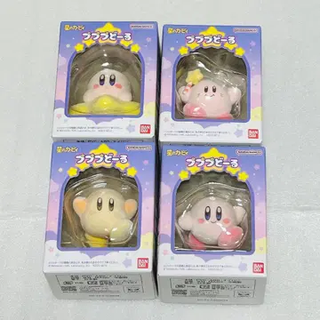별의 커비 푸푸푸 인형 4종 세트