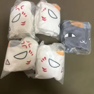 냥코 선생님 나츠메 우인장 헤어밴드 가챠 캡슐 토이 블랙냥코