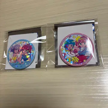 크리미마미 민키모모 마루이 캔뱃지 2개 세트