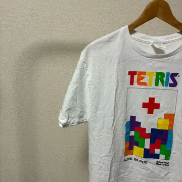 TETRIS 테트리스 적십자사 T셔츠 M사이즈