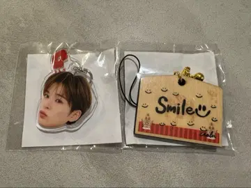 treasure 아사히 에마 키링 & 얼굴 아크릴 키링 캡슐 토이