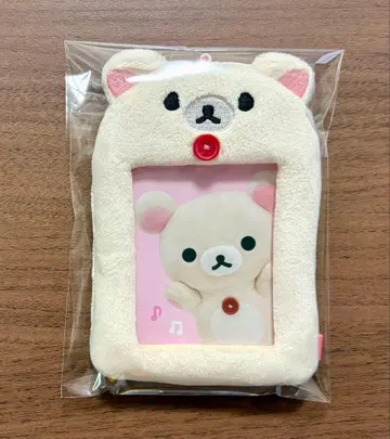 봉제 인형 사진 키링 코리락쿠마