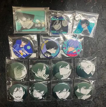 블루 록 굿즈 이토시 린 캔뱃지 아크릴 키링