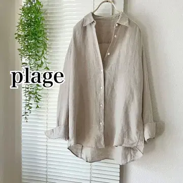 [ 2024SS ] plage 프렌치 린넨 셔츠 마 베이지