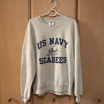 레어 Jerzees 90s 'U.S.NAVY SEABEES' 맨투맨 L