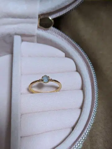 핑키링 노제스 NOJESS 아쿠아 마린 밀키 블루