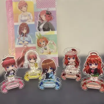 5등분의 신부 아크릴 스탠드 5체 세트