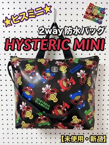 [레어 미사용] 히스테릭 미니 잡지 부록 방수 2way 토트백 히스미니