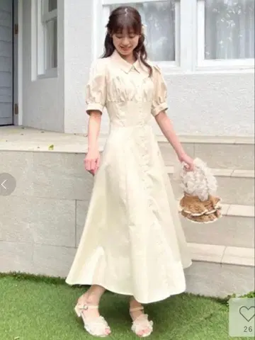 MAJESTIC LEGON 스타일업 셔츠 원피스