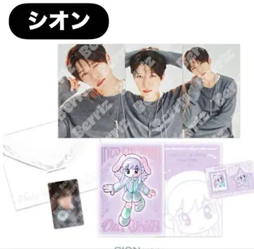 NCT WISH 앙콘 굿즈 MD 시온 WISH 포토 레터 세트