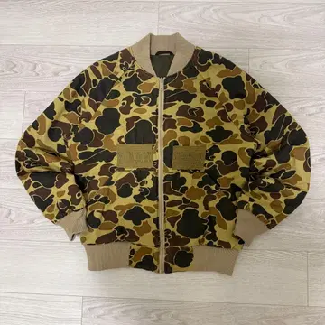 FIELDLINE 카모플라쥬 리버서블 봄버 자켓