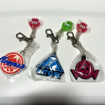 스플래툰 러버 키링 브랜드 로고