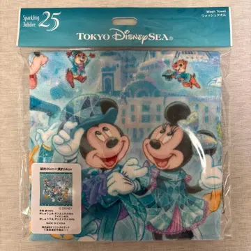 [본문 필독] 도쿄디즈니씨 25주년 워시 타월 미키 더피