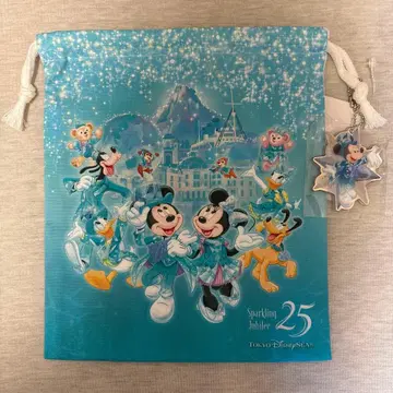 [ 본문 필독 ] 도쿄디즈니씨 25주년 복조리 파우치 미키 더피