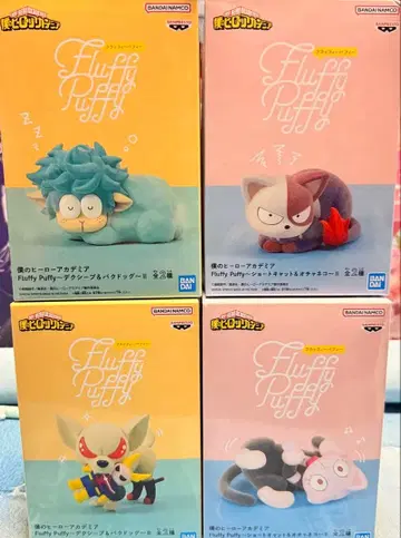 나의 히어로 아카데미아 피규어 4체 세트