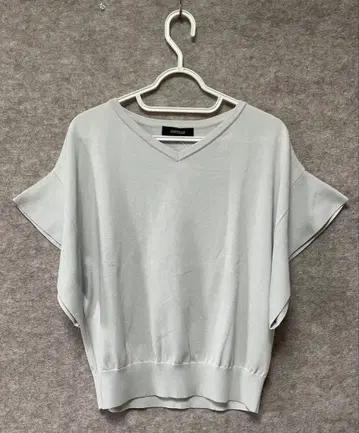 [ 4044 ] UNTITLED 라이트 그레이 면 혼방 반팔 상의 2