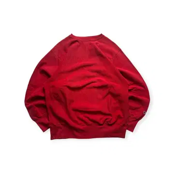 90s champion 리버스 위브 무지 맨투맨 레드