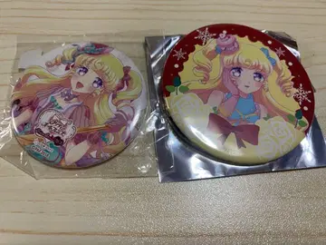 아이돌 타임 프리파라 유메카와 유이 프리티 올 프렌즈 캔뱃지 2개 세트