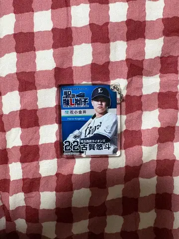 사이타마 세이부 라이온즈 코가 유토 키링 등번호 22